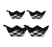 HEEPDD Ciotola Accogliente per Microonde, Poliestere e Spugna, Supporti per Zuppe Calde, Set di 2, S: 8x8x3 Pollici, L: 9,5x9,5x4 Pollici, e Arancione (202.00)