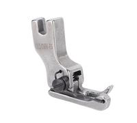 HEEPDD CL1/16N ES Piedino con Guida per il Bordo Sinistro, con Molla per Macchine da Cucire Industriali, Piedino con Compensazione in Acciaio per Camicie, Camicette e Cuciture Sui Bordi