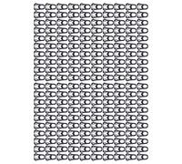 HEEPDD Clamp/Holder per Becco di Pollo, Robusto Anello Elastico per Bocca di Pollo in Plastica PP, 200 Pezzi di Accessori per Becco di Gallo per l'allevamento di Pollame (#1)