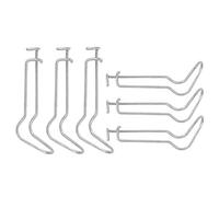 HEEPDD Clamp/Holder per Clamp/Holder a Molla per Impianto in Acciaio Inossidabile Morsetto, Morsetto da 30 Pezzi per Giardino, Supporto per Tubi in Serra, Materiale di Alta qualità, Correzione