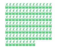 HEEPDD Clamp/Holder per Fissaggio a Parete per Piante Rampicanti da 100 Pezzi, Materiale ABS, Clamp/Holder Autoadesive per Viti, Dimensioni 1,4 X 0,8 Pollici, Adatte per Il Giardinaggio Domestico