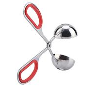 HEEPDD Clamp/Holder per Polpette Non Appiccicose in Acciaio Inossidabile 304, Durevole Creatore di Polpette di Riso per Utensili da per Chef Domestici (rosso)