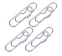 HEEPDD Clip per Penna in Acciaio Inossidabile da 20 Pezzi, Portapenne a Graffetta per Forniture per Ufficio di Diario di Notebook con Esterno Lucido e Presa