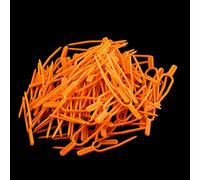 HEEPDD Clip per Viti da Giardino, Clip di Fissaggio per Piante in Plastica 100 Pezzi per Piante di Fragole e Viti di Anguria, Design a Punto Croce, Strumento di Supporto Riutilizzabile per Aiuole e