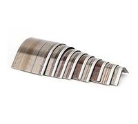 HEEPDD Coltello Taglialette, Cuoio Artigianale a Forma di Angolo Rotondo a Forma di Taglierina Modello di Fotoing Strumento di Punzonatura per Cinghia di Cinghia per Cinturino per Cinturino per di