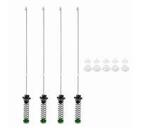 HEEPDD Componenti per Elettrodomestici Kit Asta 4 Pezzi con Sfere e Boccole di Sospensione per Parti di Ricambio per Lavatrice W11130362 Sospensione Rondella Nan