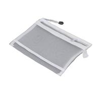 HEEPDD con Cerniera in Rete A5 da 10 Pezzi, Borse Portaoggetti in Nylon Impermeabile per Organizzare Forniture per Ufficio, Articoli Essenziali da Viaggio e Accessori per Giochi (WHITE)