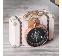 HEEPDD Confezione Regalo di Nozze da 20 Pezzi con Bussola Ed Etichette Kraft, Elegante Set di Bomboniere da Viaggio per Matrimoni, Baby Shower e Feste di compleanno. Categoria Festival (Oro rosa)