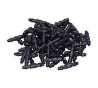 HEEPDD Connettore a T per Irrigazione a Goccia, Materiale ABS, Raccordi per Irrigatori Durevoli da 100 Pezzi per Applicazioni in Giardino, Fattorie e Serre