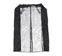 HEEPDD Copertura di Polvere di Deposito di Stoccaggio Trasparente in PVC Front in Poliestere D'argento con Accesso a Zip per L'organizzazione del Magazzino nel Seminterrato Garage (L)
