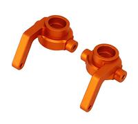 HEEPDD Coppa sterzo RC, blocchi di sterzo in alluminio RC 2 pezzi lega di alluminio freddo vivido ad alta resistenza per fuoristrada (arancione)