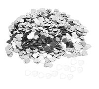 HEEPDD Coriandoli a Forma di Cuore, Coriandoli per San Matrimonio Natale Capodanno, con Bordi Lucidi per Sacchetti Regalo Inviti Album di Ritagli a Forma di Cuore, Decorazioni per Feste in PVC da