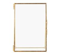 HEEPDD Cornici per Foto Sospese, Cornice per Foto in Metallo e Vetro Ottone Sottile Moderno ((Effettua un ordine per 10,2x15,3 cm) (4 * 6 pollici)