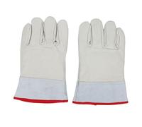 HEEPDD Criogenici, 1 Paio di Antigelo in Pelle Bovina Resistenti Alle Alte Basse Temperature per Ghiaccio Secco con Azoto Liquido, con Palmo in Pelle Rinforzata e Fodera Isolante per