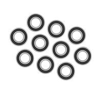 HEEPDD Cuscinetti a Sfera di Scanalatura Profonda Sigillata in Gomma, 10 Pezzi 6004 2RS1 per 20 Mm Shaftrod Nan