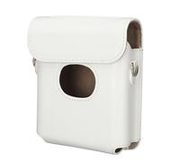 HEEPDD Custodia da Trasporto Custodia in Pelle PU per Stampante Link Square, Vintage Antigraffio per Stampante Link Square, Vintage Antigraffio con (WHITE)