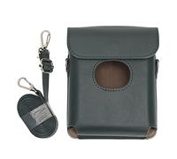HEEPDD Custodia da Trasporto Custodia in Pelle PU per Stampante Link Square, Vintage Antigraffio per Stampante Link Square, Vintage Antigraffio con (verde scuro)