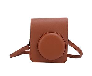 HEEPDD Custodia da Trasporto Custodia Mini Fotocamera in Pelle PU per Mini 40, Borsa a Tracolla Impermeabile, Copertura Staccabile, Tracolla Regolabile, 5,5x3,1x4,7 Pollici per 40, Impermeabile