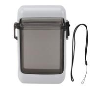 HEEPDD Custodia per Sigaretta Scatola di Sigaretta a Prova di Acqua Trasparente Plasticone a Mano Aprire Supporto per Sigarette Vicino con un Forte Design Leggero per Uomini Donne Che (WHITE)