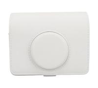 HEEPDD Custodia Protettiva per Fotocamera retrò, Design Classico con Spalline, Copertura del Lancio Magnetico per Mini, Realizzato in PU e Pile, 160 G Leggero, Ideale il Viaggio (WHITE)