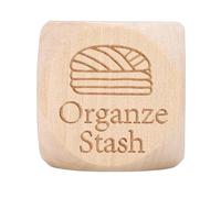 HEEPDD Dadi per Progetti di Cucito per Knitters Dadi Decisionali Intrecciati in Legno Realizzati a Mano, 6 Compiti di Cucito Incisi Portatili e Leggeri, Divertente Strumento di Motivazione per