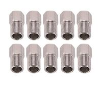 HEEPDD Dado di Compressione del Tubo del Freno Idraulico, Acciaio Inossidabile, Confezione da 10 Viti da 8 Mm, per Ciclismo e Bici da Strada