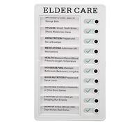 HEEPDD Design Slider Portable RV Checklist Scheda, Carta di Core ABS di Carta Rimovibile, per il Family Office Travel Nan