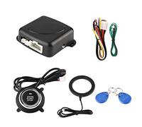 HEEPDD di Allarme Universale per Auto RFID Passivo Keyless Entry Pulsante Start Stop con 8 MA Low Standby per Auto d'epoca SUV Installatori Fai da Te Immobilizzatore Motore Impedisce il Cablaggio a