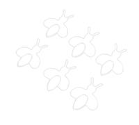 HEEPDD di Carta a Forma di Ape Paperclips Segnalibri da 50 Pezzi Decorative di Ferro Robusti per L'organizzazione di File Artigianali con Scatole Trasparenti per i Regali per (WHITE)