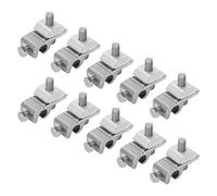 HEEPDD di Montaggio Solare Groundingholder Thunder Protection Set per L'installazione di Supporto Fotovoltaico in Alluminio e Materiale in Acciaio Inossidabile 10pcs Pacchetto