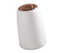HEEPDD Dispenser Automatico per Stuzzicadenti, Porta Stuzzicadenti in Plastica per Domestica, Grande capacità 3,7x2,4 Pollici per Uso in Sala da Pranzo (WHITE)