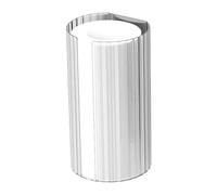 HEEPDD Dispenser di Asciugamani di Carta da Parati, Materiale PET Robusto e Resistente All'acqua, Installazione Senza Foratura, Scatola Porta Asciugamani per, Bagno, Toilette (Trasparente)