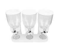 HEEPDD Dispenser per Alimenti Triplo, Dispenser per Alimenti per Secchi in PP Controsoffitto Contenitore per Cereali Compatto Multifunzionale per Caramelle, Noci, Cereali, RISO, Snack, per Triplo,