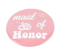 HEEPDD Distintivi per Matrimoni Glitter in Oro Rosa, Datore di Badge, 20 Pezzi, Stagnove Premium, per Elegante Sposa