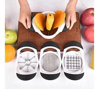 HEEPDD Divisore per Affettatrice di Frutta, Taglierino per Spicchi di Patate, Mango, Pomodoro, Strumento da Facile da Usare per Chef Domestici Divisore per Affettatrice di Frutta, per in Acciaio