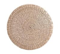 HEEPDD Doux Yoga Tatami Cushion Meditation, Round Matt Straw