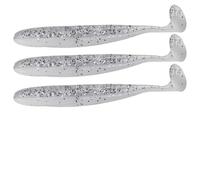 HEEPDD Esche in Plastica Morbida con Coda a Pale da 4 Pollici, Movimento Realistico della Coda a T Che Imita la Preda Naturale, Dimensioni Compatte da 3 Pollici Facile Manipolazione, 20 Pezzi Nei