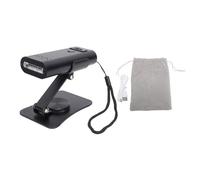 HEEPDD Estensione Dei Capelli LED Luce V Luce Estensione Dei Capelli Della Macchina Lampada Kit di Dei 6W 3 Ingranaggi Portatile Veloce Curazione con Costruito in (BLACK)