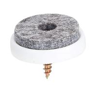 HEEPDD Feltrini per Mobili da 50 Pezzi, Protezioni Antiscivolo per i Piedi dei Mobili per Pavimenti in Legno, con Chiodi in Acciaio Inossidabile per Gamba Dell'armadio del Divano della (28 mm)