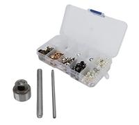 HEEPDD Fibbia per Lacci delle Scarpe, Gancio per Stivali in Ottone e Resina, Robusto Giunto in Pizzo con Diametro Interno di 4 Mm per Progetti Artigianali Fai-da-te (8mm)