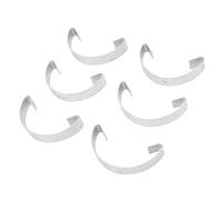 HEEPDD Fibbia per Porta per Gabbia per Polli da 100 Pezzi, Gancio Multiuso in Metallo per Porte per Gabbie per Conigli e Pollai, con Meccanismo di Bloccaggio Sicuro per Tubi dell'Acqua