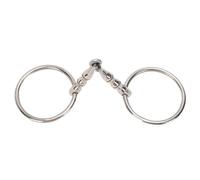 HEEPDD Filetto per Cavallo, Anello Anti- per Addestramento alla Bocca per Un Controllo Delicato, Attrezzatura per Equitazione Occidentale per Cavallo per Principianti Filetto per, Acciaio