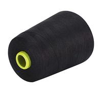 HEEPDD Filo da Cucito da 8.000 M, Materiale in Poliestere, Elevata Resistenza e solidità del Colore per Progetti di Abbigliamento e Artigianato (BLACK)