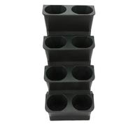 HEEPDD Fioriera Sospesa a Muro per Giardinaggio Verticale Interno Ed Esterno Materiale Durevole in PP Tasche Profonde 22,4x9,4 Pollici Decorazioni per la Casa con Balcone da Giardino (verde scuro)