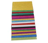 HEEPDD Fogli A4 in Schiuma Glitterata, Autoadesivi su Entrambi i Lati, Flessibili, Spessi 2 Mm, Perfetti per Album di Ritagli Fai-da-te, Creazione di Cartoline e Oggetti Decorativi