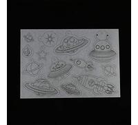 HEEPDD Foglio di Plastica Termoretraibile, Strumento Artigianale per Progetti Fai da Te, Modelli Unici con Disegni Termoretraibili per Bambini (Stile ragazzi 20*29 cm)