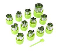 HEEPDD Formina per Biscotti per Cuocere Frutta e Verdura Arti e Mestieri (GREEN)