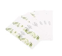 HEEPDD Forniture per l'etichettatura di Birra e Sfiato Etichetta per Bottiglia d'acqua da 70 Pcs, Etichetta per Bottiglia d'acqua di Nozze Modello di Pianta Verde Floro Fare Bottle per la Doccia