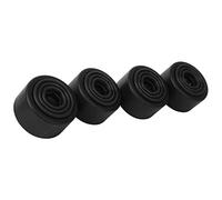 HEEPDD Gambe per Divani Rotonde da 4 Pezzi, Piedini Alti per Viti M8 Nere per Accessori per Mobili dell'Armadio, con Materiale Plastico PP, Facili da Installare e Sostituire