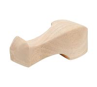 HEEPDD Gambe per Mobili in Legno di Gomma Rustico Intagliato a Mano, 12x6 Cm, Set da 4 Pezzi per Supporto di Tavolo e Armadietto, Uso in Ufficio e in Casa (12 * 6 cm)